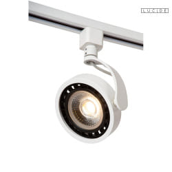 1-phase spot TRACK DORIAN swivelling, rotatable GU10 IP20, white dimmable