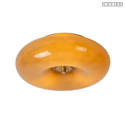 ceiling luminaire SENTINO G9 IP20, brass, taupe dimmable