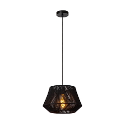 pendant luminaire JESSICA E27 IP20, black dimmable