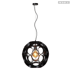 pendant luminaire HANNELORE E27 IP20, black dimmable