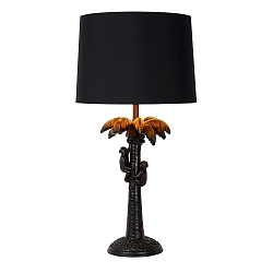 Tischleuchte EXTRAVAGANZA COCONUT, � 30,5 cm, 1xE27, schwarz