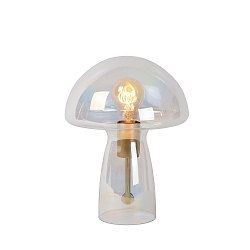 Tischleuchte FUNGO, 1xE27, transparent