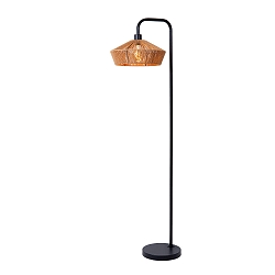 floor lamp YUNKAI E27 IP20, brown, black dimmable