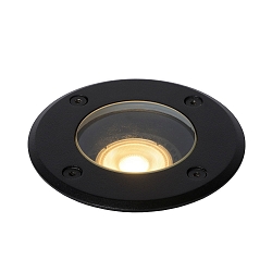 Outdoor Bodeneinbaustrahler BILTIN, � 10,8 cm, 1xGU10, IP67, schwarz
