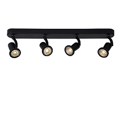 LED Deckenstrahler JASTER, GU10, 4x5W, 2700K, schwarz