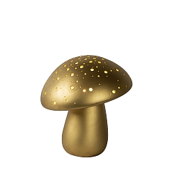 Tischleuchte FUNGO, 1xE14, Gold matt, messing