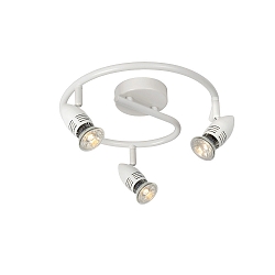 LED Deckenstrahler CARO, � 31 cm, GU10, 3x5W, 2700K, wei�