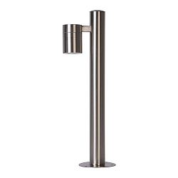 bollard lamp ARNE LED round GU10 IP44, chrome matt