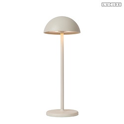 table lamp JOY LED IP54, white dimmable