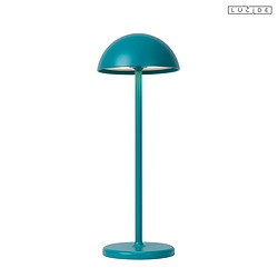 table lamp JOY LED IP54, turquoise dimmable