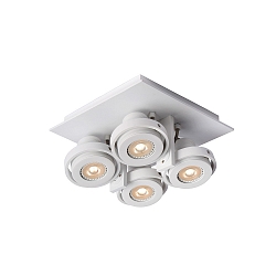 spot LANDA LED 4 flames, square GU10 IP20, white dimmable