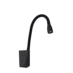 LED Wandleuchte GALEN, 1x3W, 3000K, schwarz
