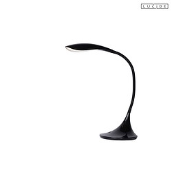 table lamp EMIL LED flexible IP20, black dimmable