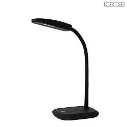 table lamp TESSA with flex arm IP20, black dimmable
