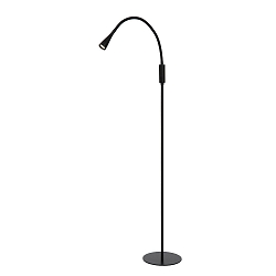 floor lamp ZOZY LED flexible IP20, black dimmable