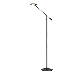 floor lamp ANSELMO LED round, rotatable IP20, black dimmable