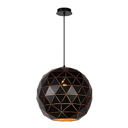 pendant luminaire OTONA round E27 IP20, black