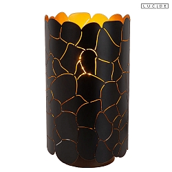 Tischleuchte ALMELO � 15 cm x H 26,5 cm 1x E27 IP20 schwarz