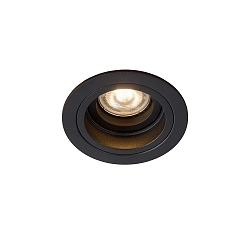 Einbaustrahler EMBED, � 9,1 cm, 1xGU10, schwarz