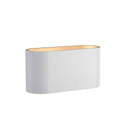 wall luminaire XERA oval G9 IP20, white