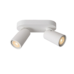 spot XYRUS LED 2 flames, oval GU10 IP20, white dimmable