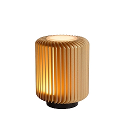 table lamp TURBIN LED cylindrical IP20, gold matt, brass, black 