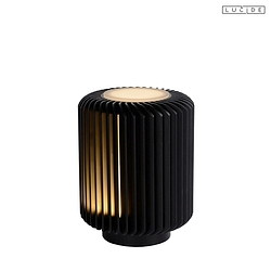 LED Tischleuchte TURBIN,  10,6 cm, 1x5W, 3000K, schwarz