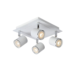 LED Deckenstrahler RILOU, GU10, 4x5W, 3000K, dimmbar, wei�