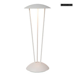 battery table lamp RENEE IP54, white dimmable