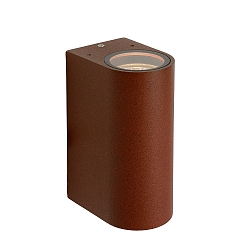 spot BOOGY 2 flames GU10 IP44, rust dimmable