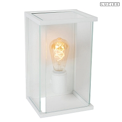 outdoor wall luminaire CLAIRE E27 IP54, white dimmable