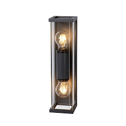 Outdoor Wandleuchte CLAIRE, 2xE27, IP54 - 9x11x36 cm, Anthrazit