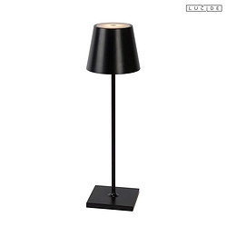 table lamp JUSTIN LED IP54, black dimmable