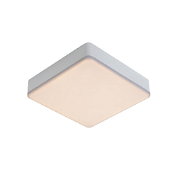 ceiling luminaire CERES LED square IP44, white dimmable