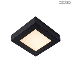 ceiling luminaire BRICE LED square IP44, black