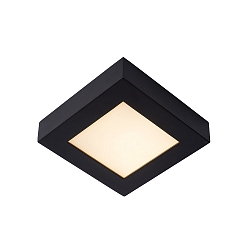 ceiling luminaire BRICE LED square IP44, black