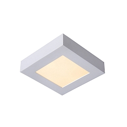 ceiling luminaire BRICE LED square IP44, white