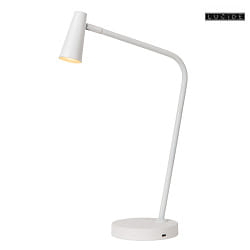 LED Akku-Stehleuchte STIRLING Leseleuchte, 3W, 2700K, 280lm, IP20, dimmbar, wei