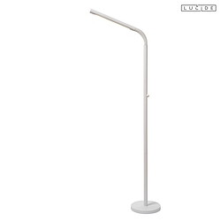 floor lamp GILLY LED swivelling, tiltable IP20, white dimmable