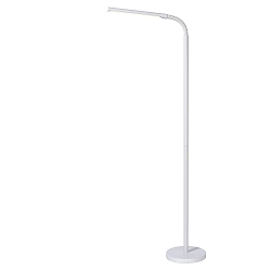 floor lamp GILLY LED round, flexible IP20, white 