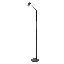 battery floor lamp TIPIK IP20, black dimmable