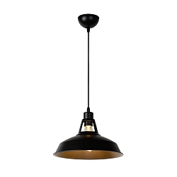 Pendelleuchte BRASSY-BIS, � 31 cm, 1xE27, schwarz