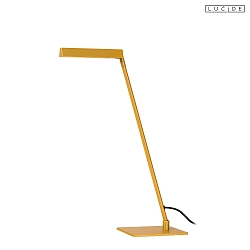 table lamp LAVALE swivelling, rotatable IP20, ochre yellow dimmable