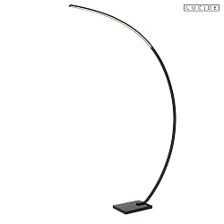 floor lamp CURVE IP20, black dimmable