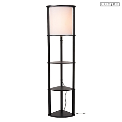 floor lamp MENNO E27 IP20, beige, black 