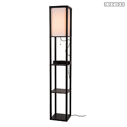 floor lamp MENNO E27 IP20, beige, black 