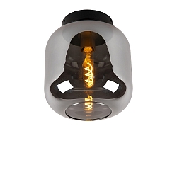 Deckenleuchte JOANET, � 25 cm, 1xE27, Rauchfarbe