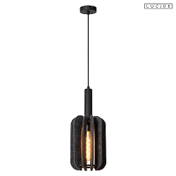 pendant luminaire RAFAL E27 IP20, grey, black dimmable