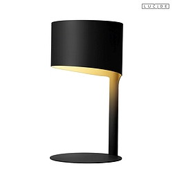 table lamp KNULLE round E14 IP20, black 