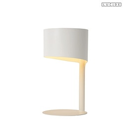 table lamp KNULLE round E14 IP20, white 